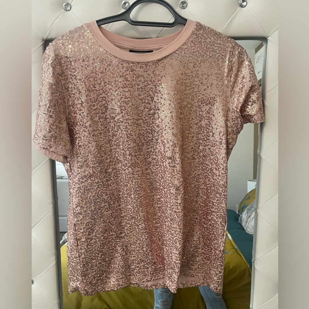 Donna Karan sequined shirt